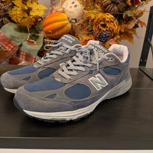 New Balance Men's 993 Blue Indigo; Size 12